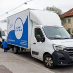 unsere Lkw bei einem Umzug in Wien. Wir organisieren nicht nur lokale Umzüge Wien, sondern bieten auch österreichweite und internationale Umzugsservices